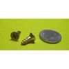 Brass #8  Phillips Flat Head Wood Screw x .500" Length, 100 Pcs