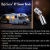 Fixed RV Shower Head with On Off Switch (Plumbing Code Compliant) - Solid Metal Construction - High Sierra's High-Efficiency RV Showerhead - 1.5 GPM - Chrome