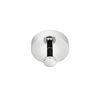 Croydex QM741741 Romsey Robe Hook , Silver , 5.3 x 5.3 x 3.7cm