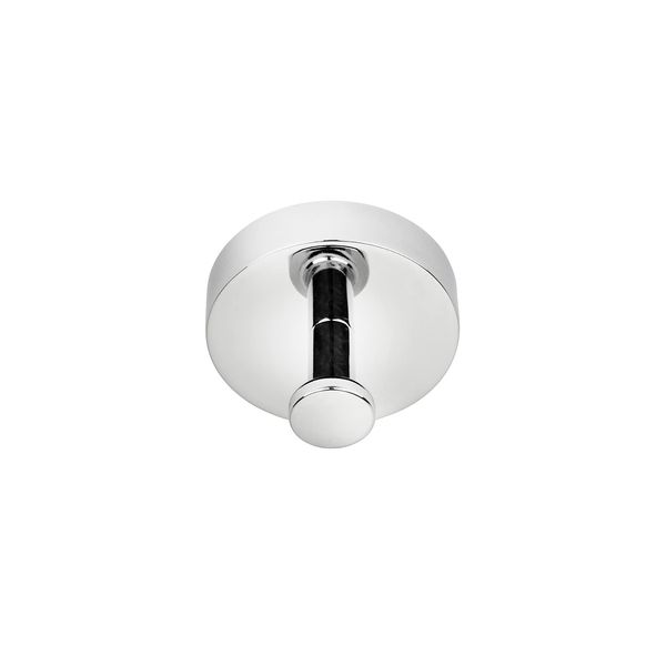 Croydex QM741741 Romsey Robe Hook , Silver , 5.3 x 5.3 x 3.7cm