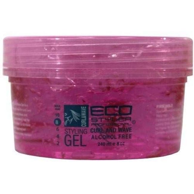 Eco Styler Curl & Wave Styling Gel Pink 8 Oz