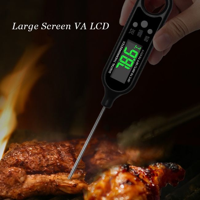 Kitchen Food Thermometer Barbecue Probe Digital Display Electronic