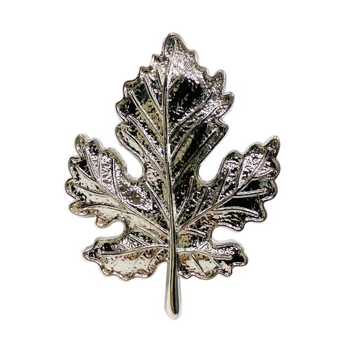 ZILucky Maple Leaf Knobs Drawer Pulls Handles for Dresser Cupboard Wardrobe Cabinet Kitchen Decor Autumn Garden Farmhouse Theme (4, Silver)