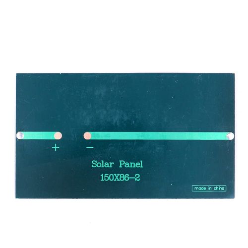 Pack of 2 ZONADAH 1.6 W 5.5 V Mini Solar Panel Kit, Battery Charger, DIY Home, Science School Projects, Camping, Fishing, Hiking, Outdoor Garden LED Light Charging Tools