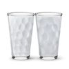 Golf Ball Pattern Set of 2 16oz Printed Pint Glasses