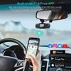 Built-in GPS Wi-Fi Dash Cam, Front and Inside Car Camera Recorder Supercapacitor