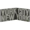 New York City pattern paper wallet lightweight paper wallet