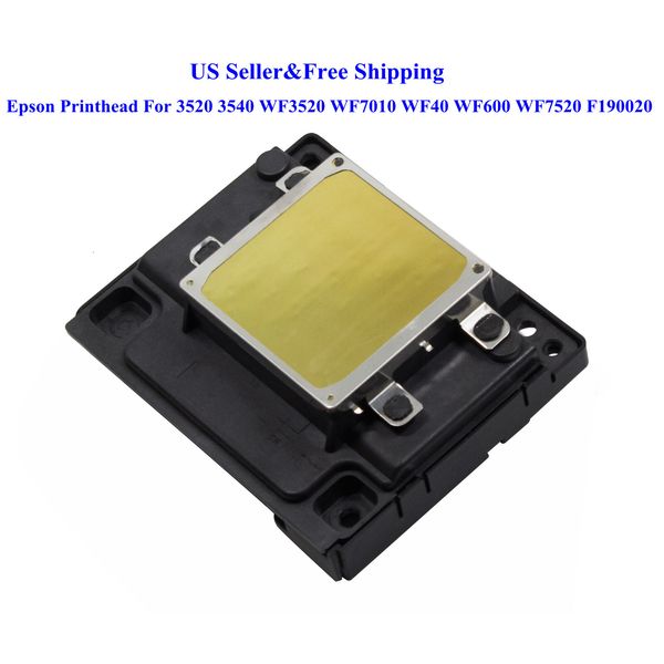 Epson Printhead For 3520 3540 WF3520 WF7010 WF40 WF600 WF7520 F190020 Printer US