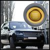 Hihaha Car Engine Start Stop Button Cover Trim Sticker Kit Gold Tone Durable Material