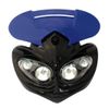 H/LIGHT UNIVERSAL RAGE BLUE+BRACKET(WAYNE) MR16 12V20W CENTRE BULB MR11 12V20W OUTE