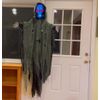72" Hanging Halloween Talking Reaper with Flashing Face
