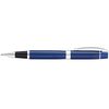 Sheaffer 300 - refillable rollerball pen, glossy blue lacquer, polished chrome plate trim