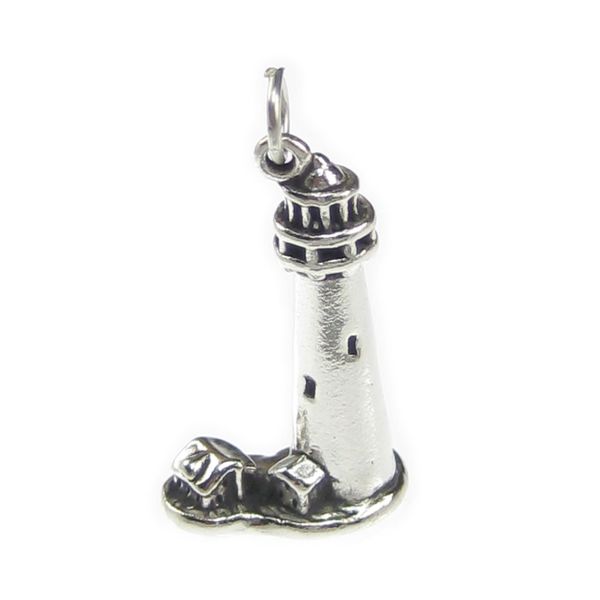 Light House sterling silver charm .925 x 1 Lighthouse charms