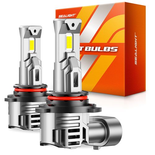 SEALIGHT 9005 Fog Bulbs with 30000LM Super Bright, 6500K White Light,1:1Mini Design Fog Light Bulbs,3 Mins Plug-N-Play, Pack of 4