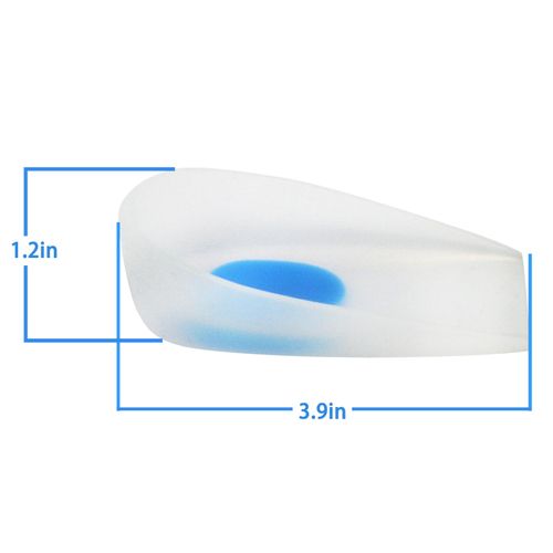 Lixinsunbu Heel Insole Foot Corrector Neck Heel High Heel Foot Protective Pad Silica Gel Plantar Fasciitis Shoe Cover Protector M