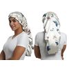 SAYMRE Satin Bonnet Silky Sleep Cap,Adjustable Hair Bonnet for Braids Curly Hair (Long Size, Long Butterfly)