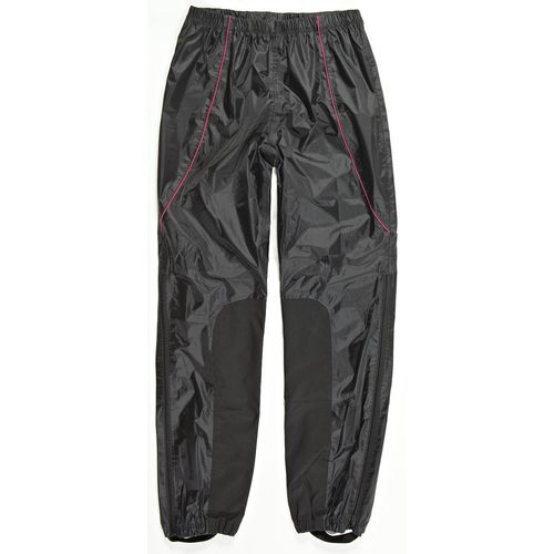 Joe Rocket RS2 Womens 2-Piece Motorcycle Rain Suit (Black/Pink, Small)