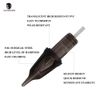 WARRIOR Tattoo Cartridges and Needles Surgical Steel PVC Tube Permanent Makeup Round Liner Disposable Pre Sterile Eo gas New Pack of 20 (NEW 1005RL)