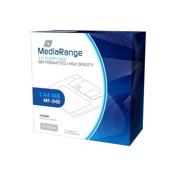 MediaRange MR200 Diskette Floppy Disc (1, 4MB, 10-er Pack)