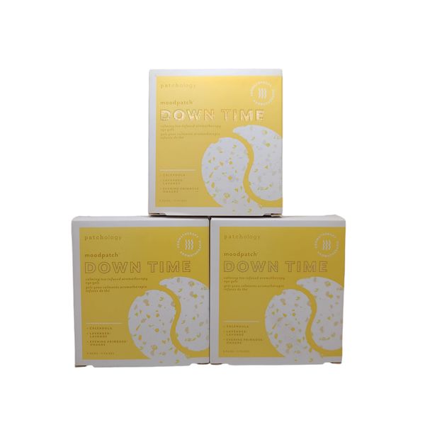 3 Pack Patchology Moodpatch Down Time Eye Gels 5 Pairs
