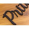 Door Sign, German Text “Privat“, Self-Adhesive, Black