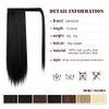 BARSDAR Clip in Ponytail Extensions, 14 inch Short Straight Wrap around Ponytail Extension Fluffy Pony Tails Extensions Synthetic Hair Ponytail Extension for Women Girls