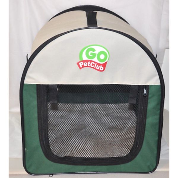 Go Pet Club 24" Portable Rounded Soft Collapsible Dog Crate