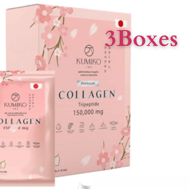 Kumiko Collagen Premium 150,000 mg Anti-Aging Whitening Youthful Skin x 3