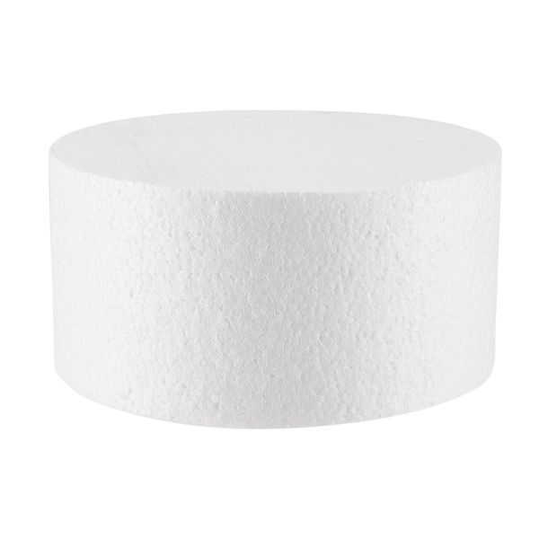 Mircube 6" Round Dummy Foam Model for Decorating Practicing Display DIY Arts Cake Decoration