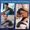 Heated Shoulder Brace Massage Rotator Cuff Support Compression Wrap Rechargeable