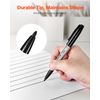 VEVOR Permanent Markers 36 Count Black Fine Tip Waterproof & Fade-Resistant
