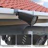 HOLACA Silicone Case + Gutter Mount Compatible with eufyCam S3 Pro, Waterproof, Soft, Durable (Camera Not Included), Silicone Case + Holder, Black