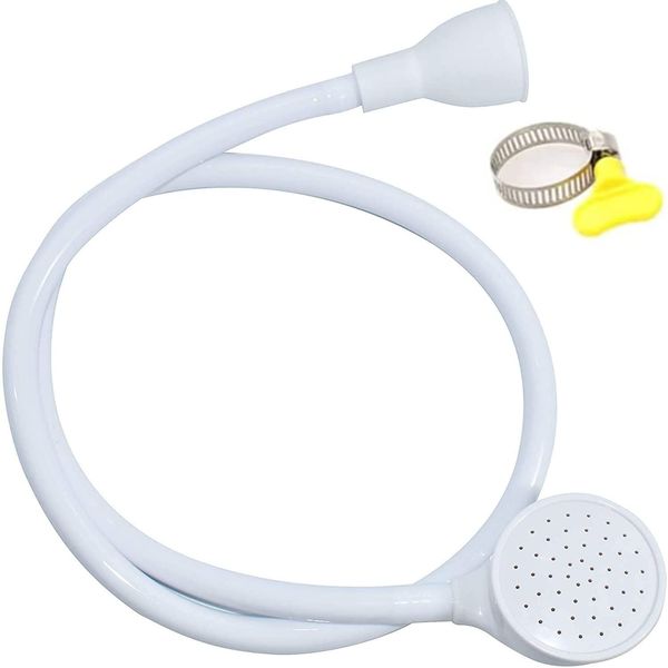 XIGUI Sink Spray Hose,Portable Faucet Sprayer, Shampoo Sprayer Handheld Shower Head Spray Hose for Bathing Baby,Pets,Washing Hair,Rinsing Vegetables