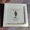 Personalised graduation gift - 8X8 inch box framed print