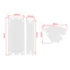 Jopto LCD1602 Case LCD Display Shell LCD 1602 Case Holder LCD Shell Plastic Transparent Case without LCD 1602