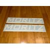 Moritz Trailers Decal Kit (Set of 2) White Trailer 36” Replacement Stickers