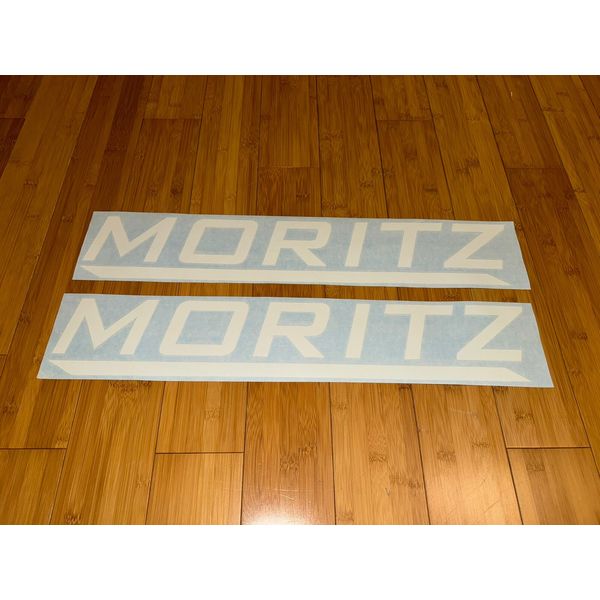 Moritz Trailers Decal Kit (Set of 2) White Trailer 36” Replacement Stickers