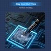 BSFF Thermal Paste, 5.5g with Toolkit CPU Paste Thermal Compound Paste Heatsink for IC/Processor/CPU/All Coolers, Carbon Based High Performance