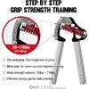 IRON GRIP Grip Strength Trainer Adjustable Hand Gripper Strengthener Hand Grip E