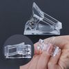 YFFSFDC Nail Clips, Nail Fixing Clips, Polygel Quick Building Nail Extensions, Building Lamps, Clear, Set of 10