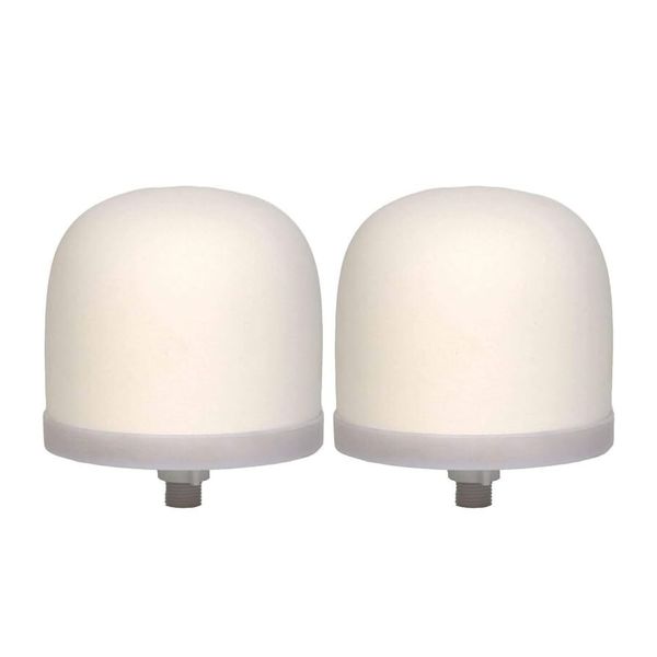(2 Pack) Ceramic Dome Water Filter impregnated with Active Carbon
