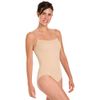 Body Wrappers Padded Bust Versatile Halter/Tank Leotard 285 (Nude, Small)