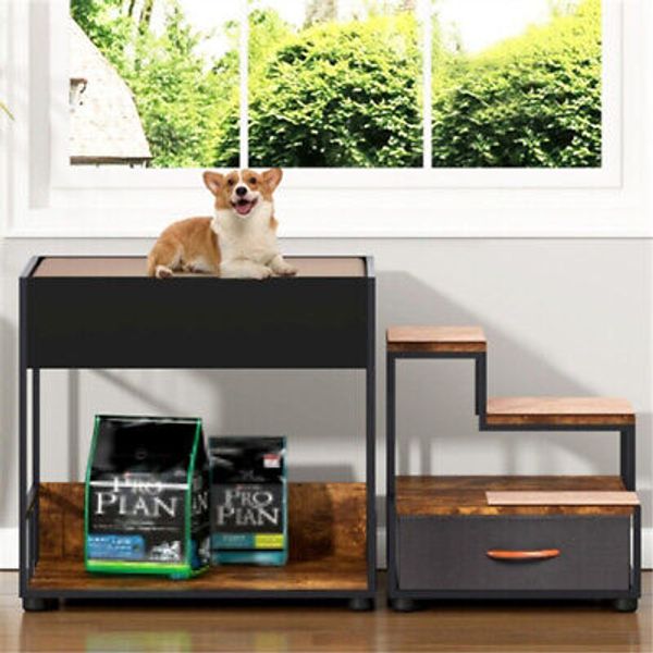 Pet Step Window Perch,Bunk Beds Window Perch for Dogs Bedside Lounge