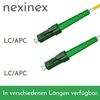 nexinex OS2 Fibre Optic Cable LC/APC to LC/APC (1 m) Patch Cable | Simplex Singlemode FTTH Fibre Optic Cable LC/LC