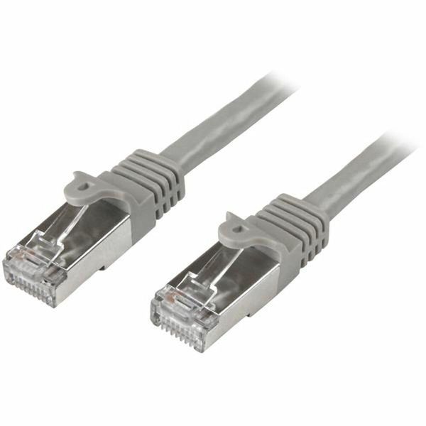 StarTech.com N6SPAT5MGR Category 6 LAN Cable, 5m Gray Snag Resistant RJ45 Connector S/FTP (Double Shielded Twisted Pair) Cable