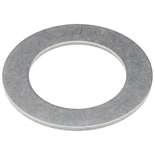 Steel Round Shim, Matte Finish, Full Hard Temper, 0.015" Thickness, 1" ID, 1-1/2" OD (Pack of 10)