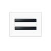 6x4 Modern AC Vent Cover - Decorative White Air Vent - Standard Linear Slot Diff