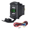 2X Boart 5V 4.2A Dual USB Car Charger Adapter Socket Voltmeter Rocker Switch