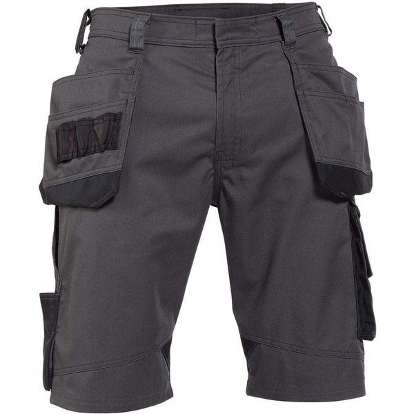 DASSY® Bionic Arbeitsshorts mit Holstertaschen - Größe 56 - ANTHRAZITGRAU/SCHWARZ
