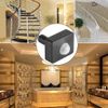 Outdoor AC Motion Sensor, Black Waterproof Sensor Detector, 110-240V Sensor Module for Night for Courtyard Use with Lights